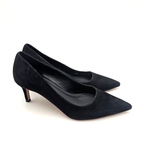 Pelle Moda Lailoni Pointed Toe Stiletto Heel Pump Women's Black Size US6.5M EU37 - Picture 3 of 12